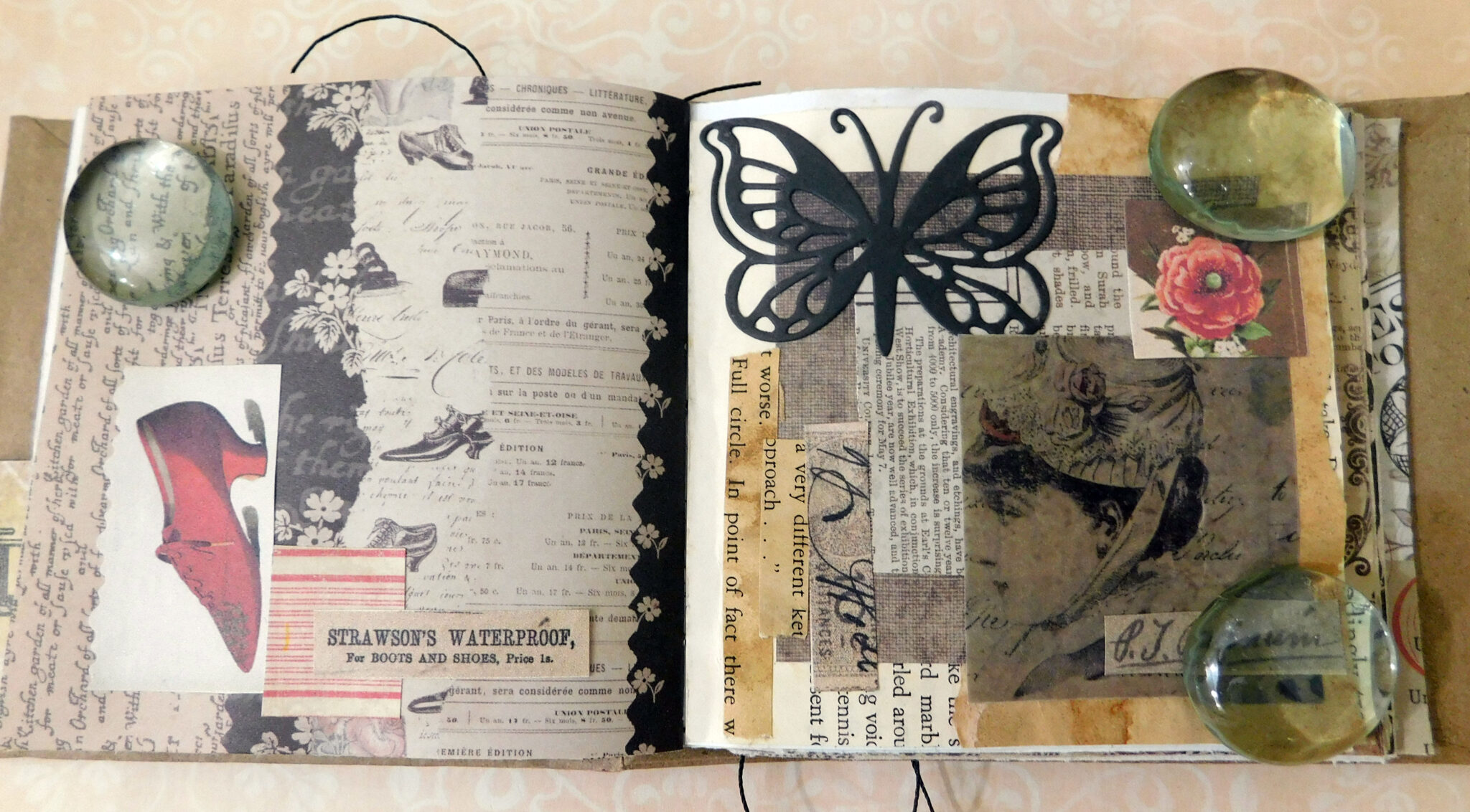 Mini Collage Book Inspired By Mary Ferrari Graphic Design