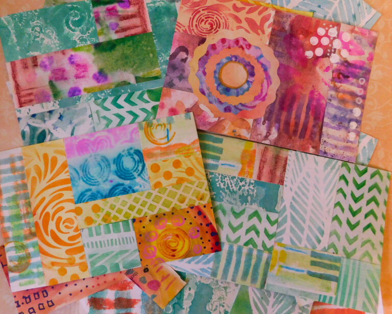 Read more about the article Scrap Mixed Media Postcards