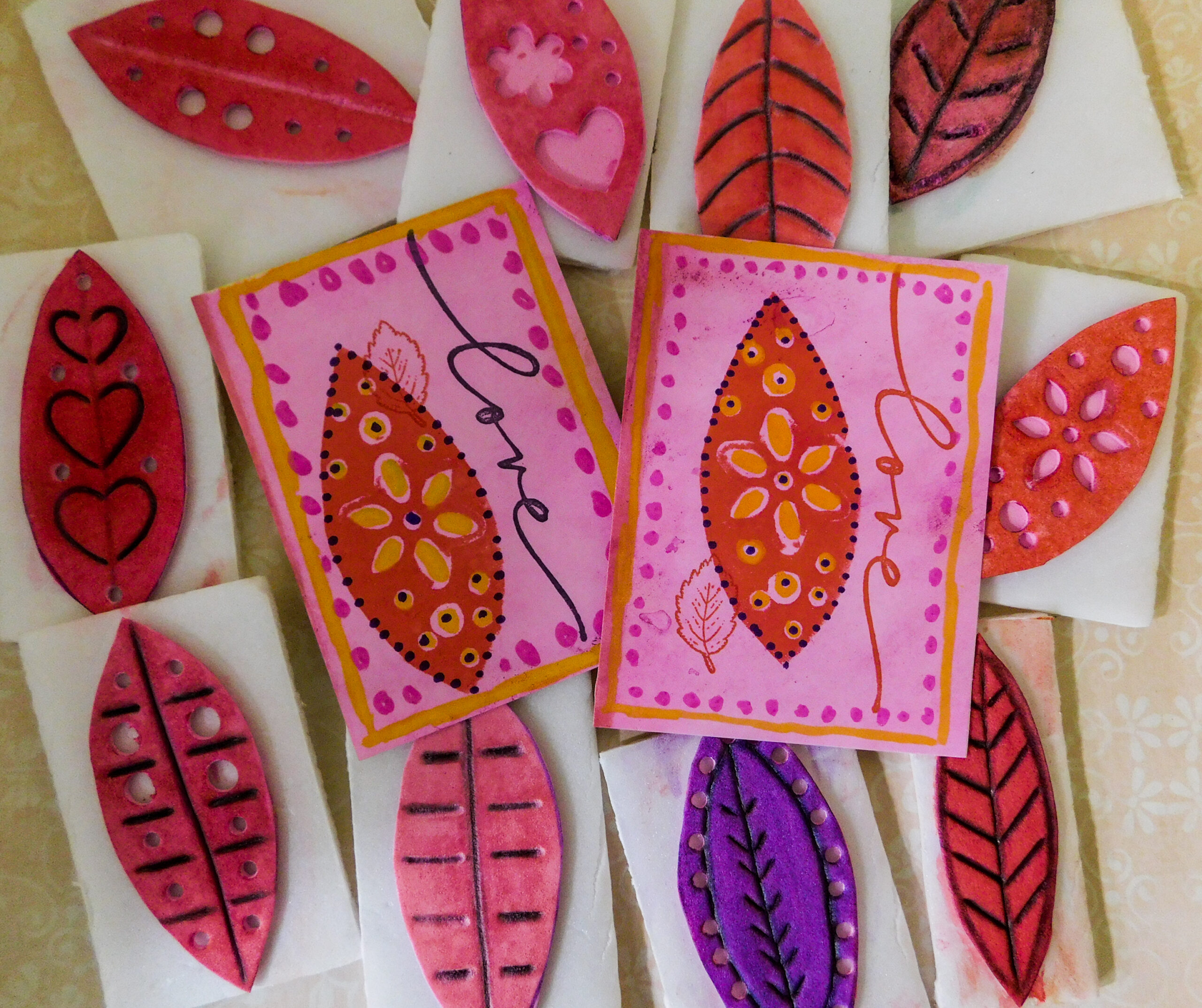 You are currently viewing Whimsical Leaf Stamps