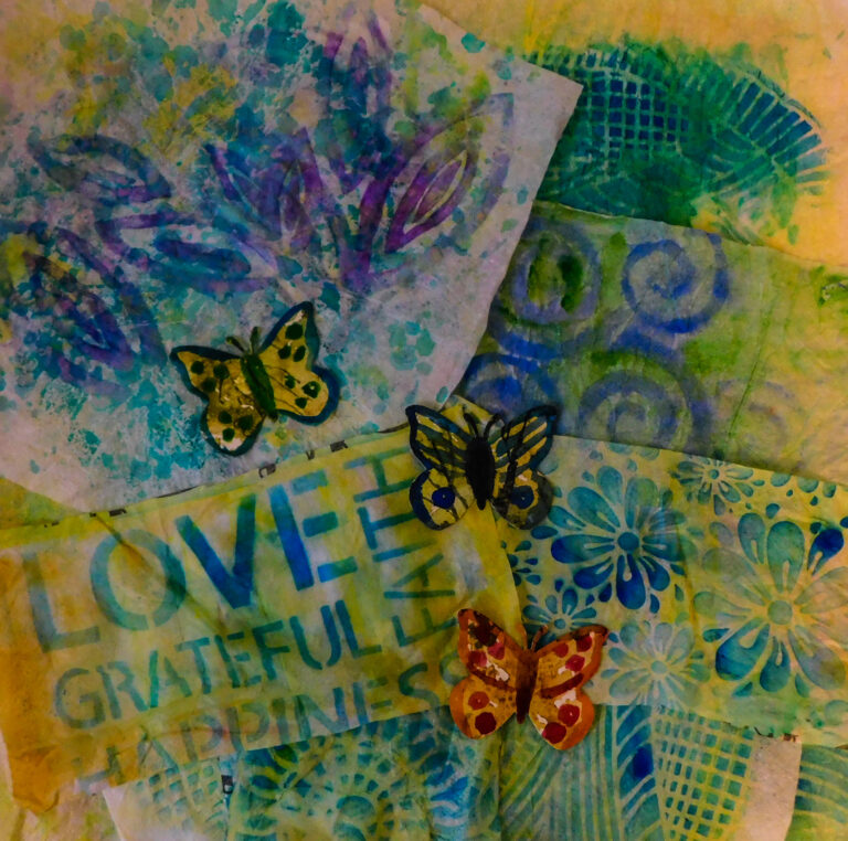 Read more about the article Napkin Painting Stenciling And Stamping